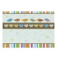 thumbnail image 1 of Valentines Day Cutting Board, Birds with Colored Hearts and Stripes Abstract Dots Image, Decorative Tempered Glass Cutting and Serving Board, Large Size, Multicolor, by Ambesonne, 1 of 1