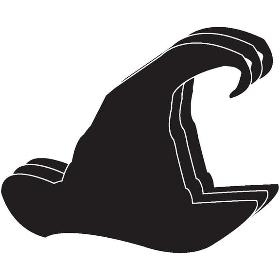 Die-Cut Magnetic - Large Single Color Witch Hat