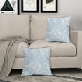 thumbnail image 3 of Vintage Floral Pillow Covers 18x18 Inch Set of 2 Tan and Cream Floral Throw Pillow Covers Chinoiserie Flower Pillowcases Rustic Farmhouse Cotton Linen Cushion Covers for Couch Bed Sofa Home Decor, 3 of 6