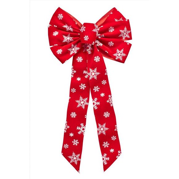Holiday Trims 9081013 Indoor Christmas Decor, Red & White - Pack of 12