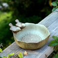 thumbnail image 3 of 26-27 Bird Feeder Ceramic Bird Nest Bird Basin Feeder Garden Decoration Ornaments Birds Bath Bird Feeder, 3 of 5
