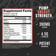 Ryse Up Supplements Loaded Pre-Workout Powder Official Ring Pop® Cherry Flavor | Fuel Your Greatness, Pump, Energy Strength, 438 Gram (Pack of 1)