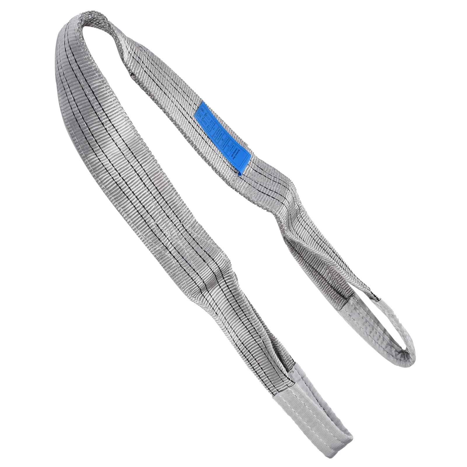 NFTIGB 4T Flat Lifting Sling Webbing Hoist Crane Strap Thickened Polyester Transport Accessory, 3 Meters / 9.84 Feet