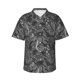 thumbnail image 1 of Balery Snake Camisas hawaianas de manga corta para hombre, camisas playeras de corte holgado, camisas de vacaciones con botones,Large, 1 of 7