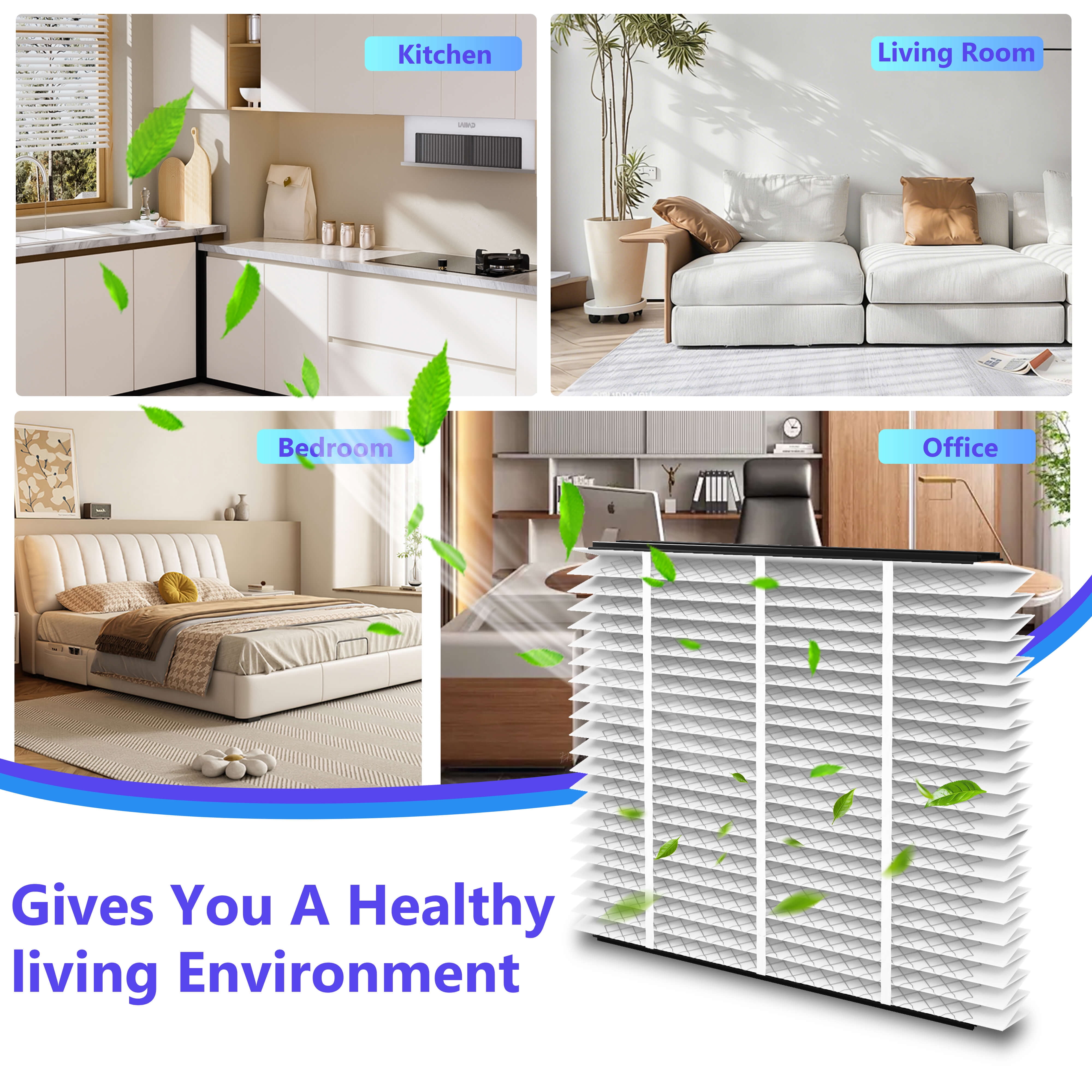 2 Pack 213 Replacement Filter Compatible with AprilAire Whole House Air Purifiers 1210,1620,2210,2216,3210,4200,20x25x4 MERV-13 Furnace Filter,20x25x4 Air Filter