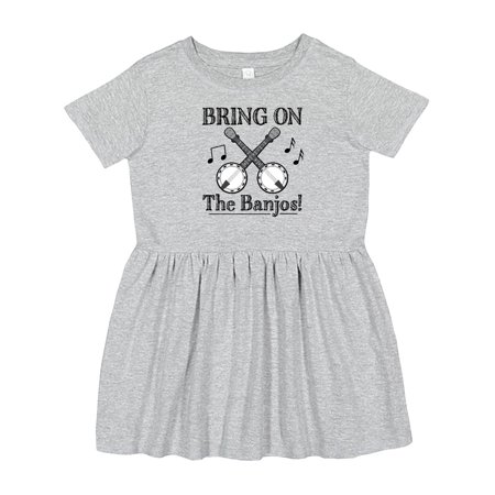 Inktastic Banjo Music Bluegrass Girls Toddler Dress