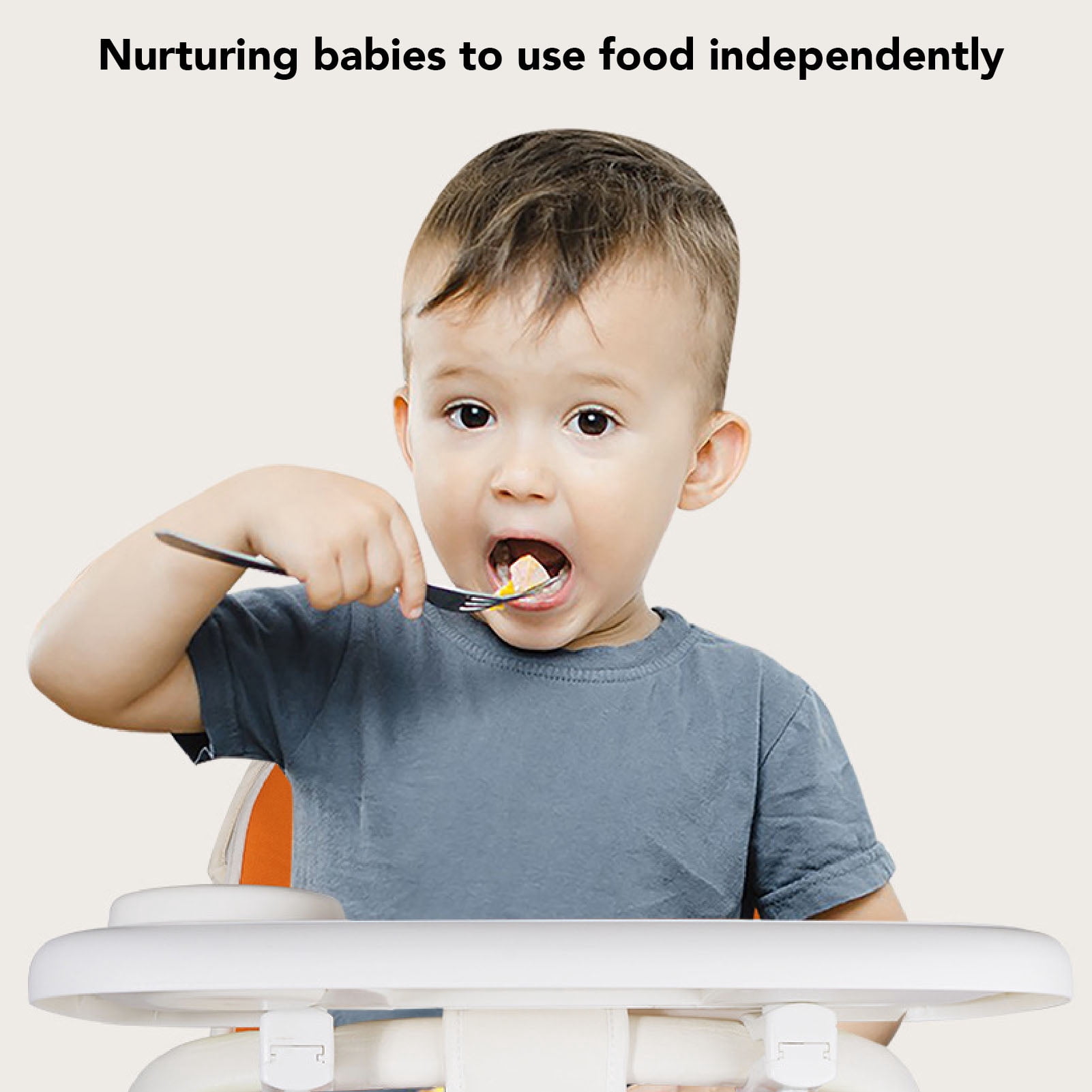 Nieyigj Universal Stroller Tray Detachable Enlarged Anti Slip Cup Holder White (16.9 in / 43 cm)