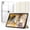 Cream White, variant on Clear Back Trifold Stand Cover for iPad Air 11" M2/M3/M4 & Air 4/5 10.9", Slim Smart Case with Apple Pencil Slot Auto Sleep Wake, Sky Blue