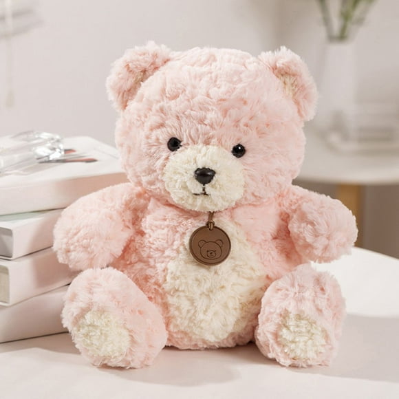 FNNMNNR 13.8 Pink Classic Teddy Bear Plush Toy - Soft & Cuddly Zoo Animal for Kids & Adults Perfect Holiday/Birthday Gift Hand Washable