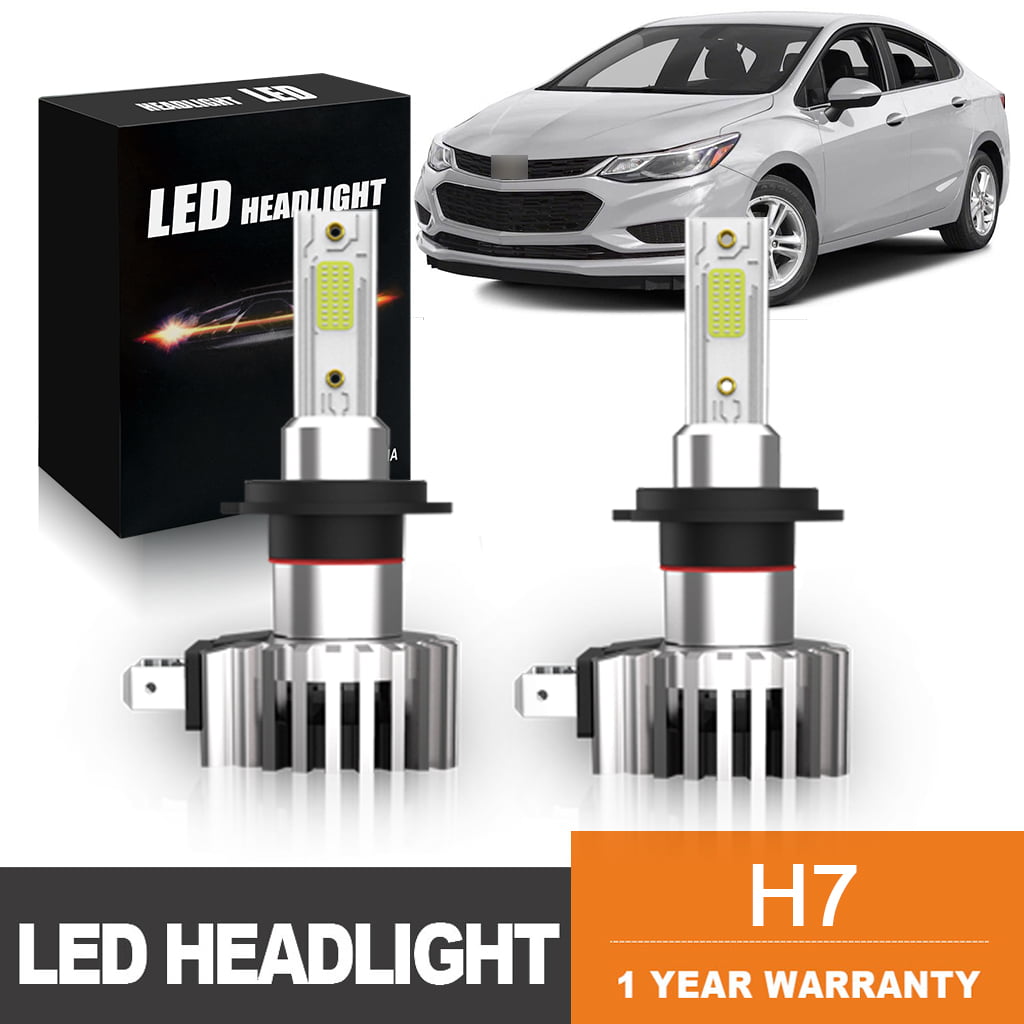 H7 LED Headlight Bulb Conversion Kit High Low Beam Fog Lamp 6000K White New