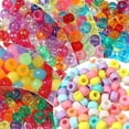 thumbnail image 2 of Kandi Beads Bulk for DIY Crafting Jewelry Making, Transparent, 2 of 5