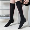 thumbnail image 3 of Jumpingount Calcetín largo hasta el muslo, calcetines sexis de Color sólido para Cosplay por encima de la rodilla, medias finas de terciopelo, polainas Medias Blanco Jumpingount AP012343-02, 3 of 6