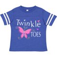 thumbnail image 3 of Inktastic Twinkle Toes Pretty Butterfly Girls Toddler T-Shirt, 3 of 5