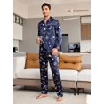 thumbnail image 5 of Men's Full Print Long Sleeve Casual Homewear Set, 5 of 5