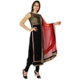 thumbnail image 3 of Atasi Womens Net Straight Salwaar Kameez Sut with Dupatta Readymade Custom Dress, 3 of 4