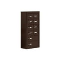 thumbnail image 1 of Salsbury 19068-10ZSK D 8 A 2 B Doors S-Mount Keyed Locks Cell Phone Locker In Bronze, 1 of 1