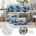thumbnail image 6 of Blue Jellyfish Coastal Outdoor Waterproof Pillow Covers, Nautical Octopus Summer Ocean Decorative Square Throw Pillowcase Sofa Cushion Sham for Patio/Couch/Chair, 24"x24" 2 Pack, 6 of 8