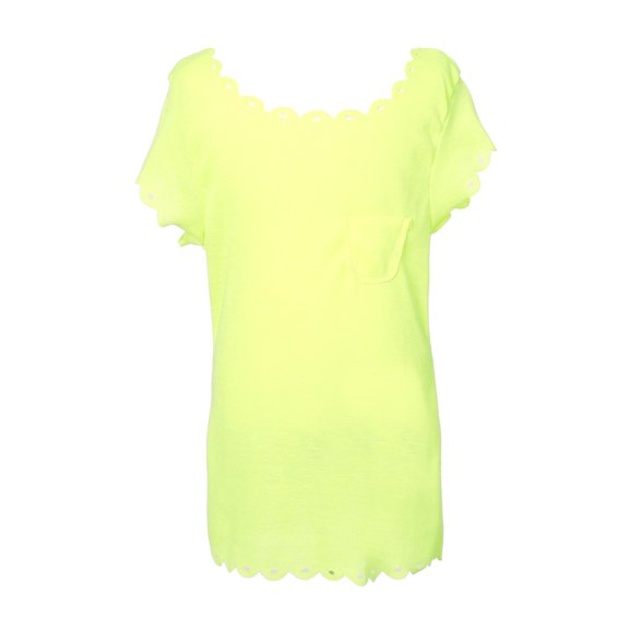 Richie House Girls' Short Sleeve Top with Pocket RH1939