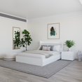 thumbnail image 3 of Nexera Harper 3-Piece Reversible Storage Bedroom Set, White, Double, 3 of 6