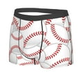 thumbnail image 2 of Kll Baseballs Men'S Cotton Boxer Briefs Underwear-X-Large, 2 of 9