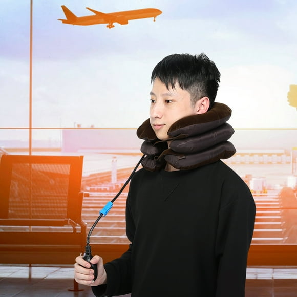 Pillow,Portable Thicken Air Inflatable Inflatable Pillow Cervical Vertebra Pillow Built for Professionals