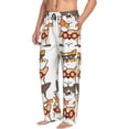 thumbnail image 6 of Naloa Corgi Dog2 Pajama Pants Men, PJ Bottoms, Sleep & Lounge Pants-XX-Large, 6 of 6