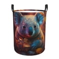 thumbnail image 1 of Fotbe Forest Koala Cesto de Ropa con Asas, Cesto Impermeable de Gran Capacidad, Bolsa de Lavado para Dormitorio, Cesto de Ropa con Ruedas y Asas-Medium, 1 of 6