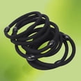 thumbnail image 3 of SHISUYAN 8 Pcs Élastiques pour Queue de Cheval Accessoires pour Cheveux Filles Femmes (Noir), 3 of 9