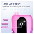 thumbnail image 4 of Nail Drill Machine, 35000RPM Wireless Electric Nail Polish Remover, Mini Nail File Drill Machine With LED Display Home & Salon Use ,Lightweight and Portable, 4 of 8
