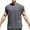 Gray, variant on Mens Tops Boat Neck Spandex Blouse for Mens Short Sleeve Workout Gym Brunch Running Basic Fall Summer Shirts 2026 Clothing Fashion XXL