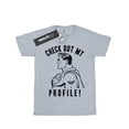 thumbnail image 2 of DC Comics Mens Superman Check Out My Profile T-Shirt, 2 of 5