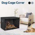 thumbnail image 3 of Housse de Cage pour Chien, Cage Imperméable Robuste Multi-Tailles pour Intimité, Noir-94*61*63.5CM, 3 of 9