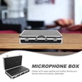 thumbnail image 6 of Microphone Box Small Carrier Pu Locking Hard Carrying Case Customizable Foam Storage, 6 of 6