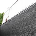 thumbnail image 4 of ALEKO Privacy Mesh Fabric Screen Fence with Lock Holes, 6 x 150 Feet, Black Color, 4 of 10