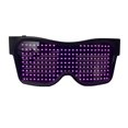 thumbnail image 1 of Bewildely Control de aplicación de anteojos LED Bluetooth para Raves Fun Flashing Display Text Kits de decoración para fiestas rosa, 1 of 1