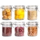 thumbnail image 1 of Juego de botes de vidrio ComSaf Airtight 750 ml (25 oz) x 6 para cocina, 1 of 8