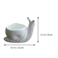 thumbnail image 5 of WEAVILUX White Ceramic Flower Pot for Garden, Balcony, Indoor and Outdoor Use - 1 Piece, 5 of 5