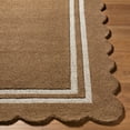 thumbnail image 5 of Mark&Day Wool Rugs, 3x5 Sanaa Modern Umber Area Rug, Umber Taupe Ivory Carpet for Living Room, Bedroom or Kitchen (3'6" x 5'6"), 5 of 6
