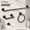 Oil Rubbed Bronze, variant on Bathroom Hardware Set 4 Pieces, Oil Rubbed Bronze Stainless Steel Wall Mounted Bathroom Accessories, Hand Towel Bar, Towel Ring, Robe Hooks, Toilet Paper Holder, 23.6 Inch