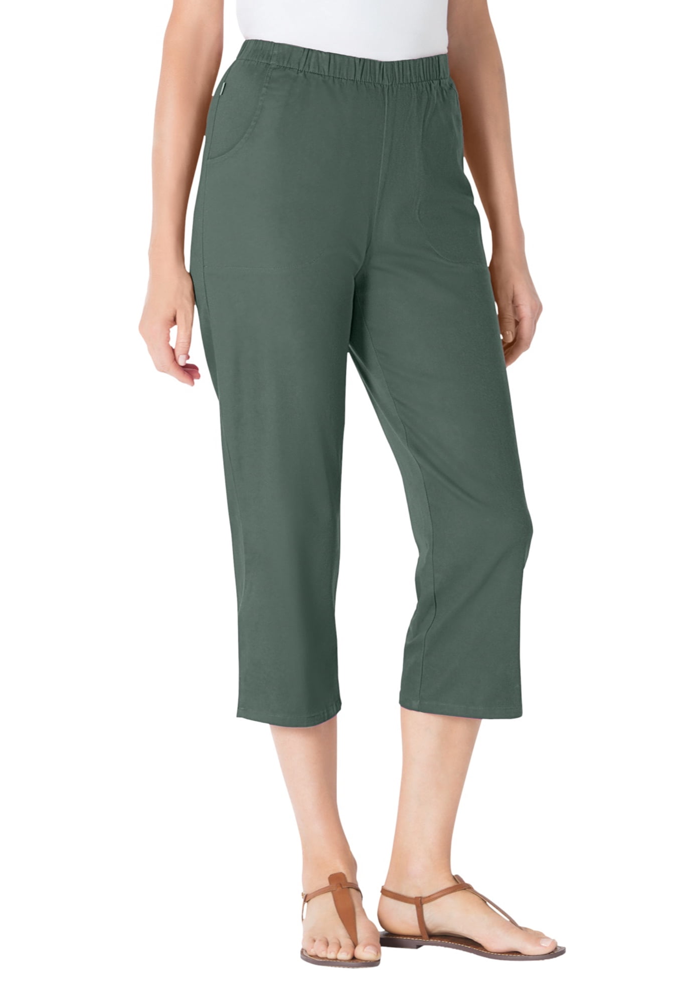 walmart women's plus size capris