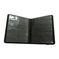 thumbnail image 2 of Trading Card Carrying Binder 4 Pockets Card Collection Binder for 160 Cards Card Protective Sleeves Portable Card Organizer Card Storage Case black, 2 of 8