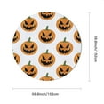 thumbnail image 2 of Eveokoki Halloween Tablecloth Halloween Pumpkin Tablecloth Washable Round Tablecloth 60 Inch Reusable Table Cloth for Home Party Dining Table Decor, 2 of 5
