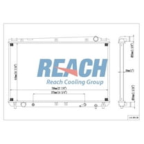 REACH 41-1874 Radiator for 95-99 Toyota Avalon, Automotive Radiator Replacement Part