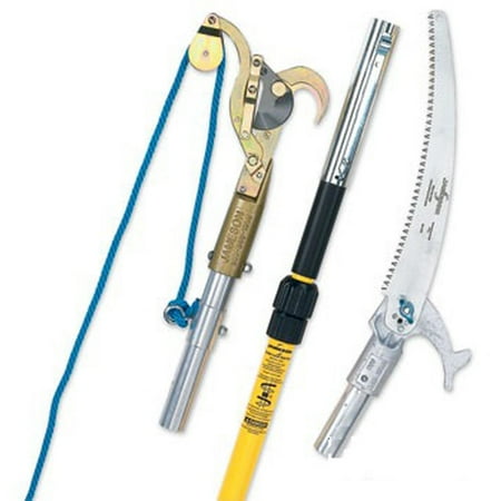 RAParts New Jameson 6' - 12' Telescoping Pole Pruner Saw Combo 13"/330mm Blade