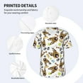 thumbnail image 3 of Rateoe German Shepherd Dog Pattern Men’s Baseball Short Sleeve Polo Shirt, Midweight Men's Shirt Golf Shirt Polo Shirts Quick Dry Short-Large, 3 of 7