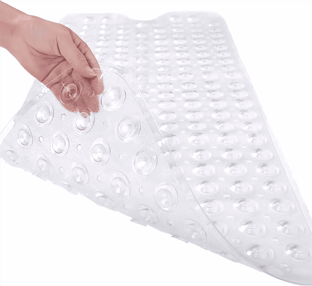 39" x 16" Bathtub and Shower Mats Extra Large NonSlip Bath Mat Machine