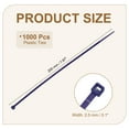 thumbnail image 2 of Zip Ties Plastic Cable Ties, Self-Locking Wire Zip Tie 8 Inch - (1000 Pack, Navy Blue), 2 of 7