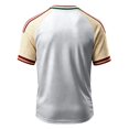 thumbnail image 4 of Mexico 2026 Soccer Cup Fan Jersey for Men, V-Neck Short Sleeve T-Shirt with Eagle & Vintage Totem Print, Breathable Casual Sports Tee Pullover Top, 1 PC Gray S, 4 of 4
