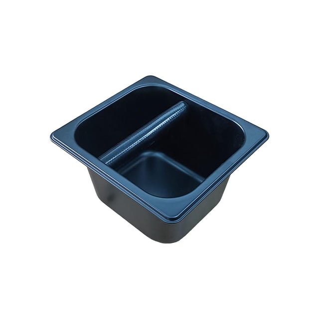 Caja de acero inoxidable para golpear café, contenedor para tirar café molido, cajas para golpear S