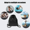 thumbnail image 5 of Ovzne Multi-Functional Waterproof Drawstring Backpack – Oxford Cloth Sports Bag For Fitness, Travel Storage, Foldable Large, 5 of 6